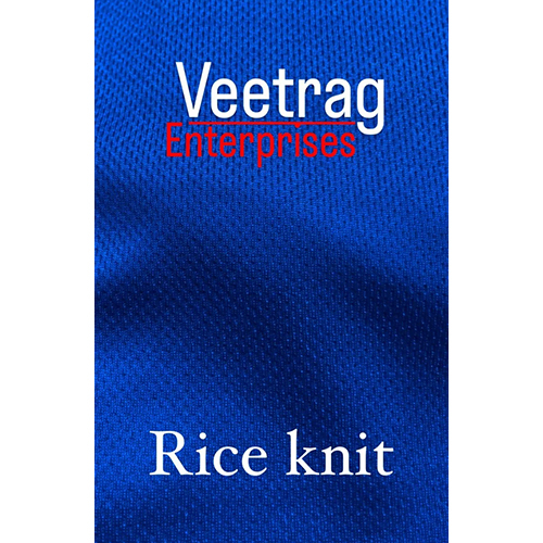 Polyester Dry Fit Rice Knit Fabric - 100% Polyester, 100 Meters Length x Width | Soft Texture, Light Weight, Machine Washable, All Seasons