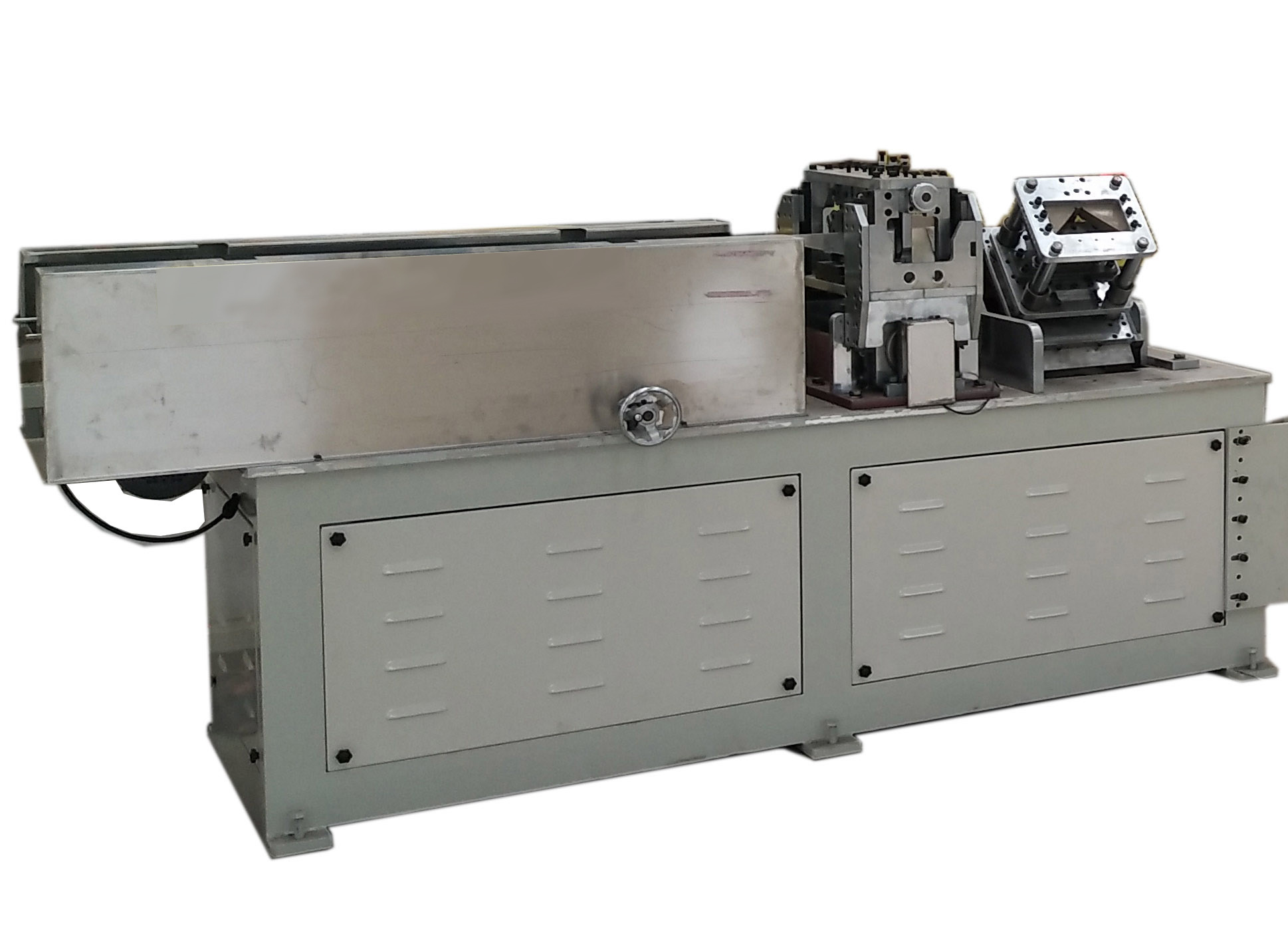 High Speed Cnc Paper Edge Board Machine With Online Punching Device - Color: White