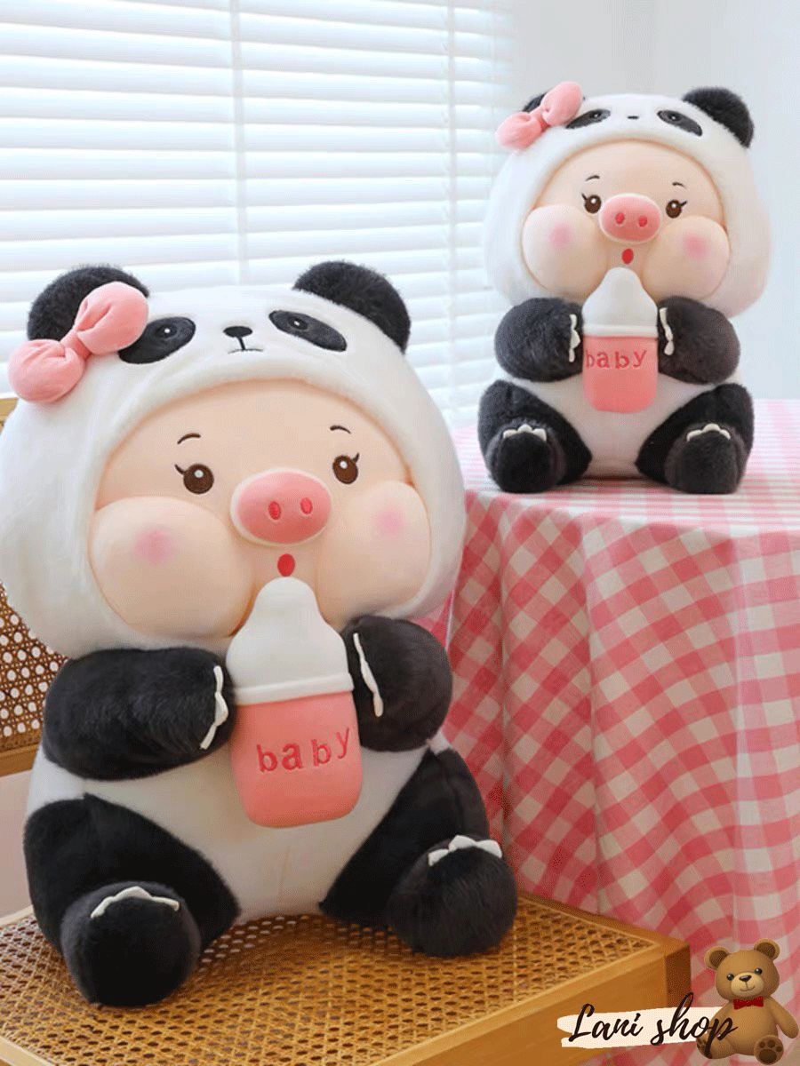 Panda Baby Pig Toy 35 Cm - Color: Multicolor