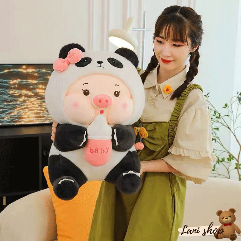 Panda Baby Pig Toy 35 Cm - Color: Multicolor