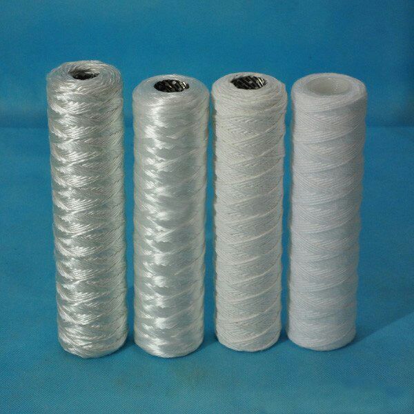 Wound Filter 4.5x20 - Pp Material, 4.5x202.5x202x10 Mm Dimensions, White Color | Industrial Application, 1100 Grams Weight