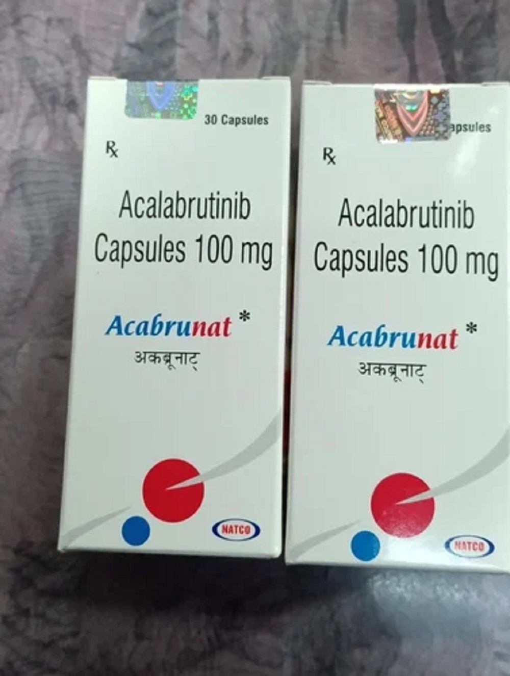 Acabrunat Acalabrutinib 100mg Capsule Natco
