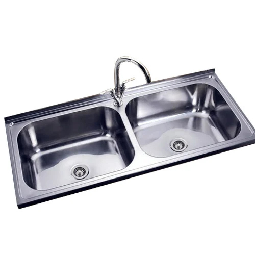 Double Bowl Ss Sink With Tap - Feature: Durable