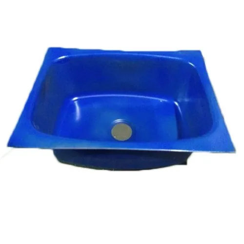 Coated Ss Kitchen Sink - Color: Blue
