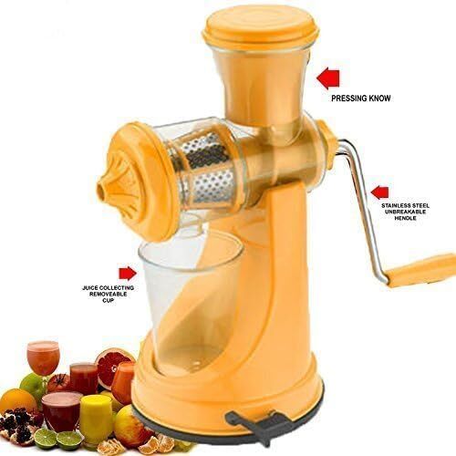 Juicer Machine Big - Stainless Steel, 5x5x10 Cm | Vacuum Locking System, Portable Design, Easy To Clean, Efficient Juice Extraction
