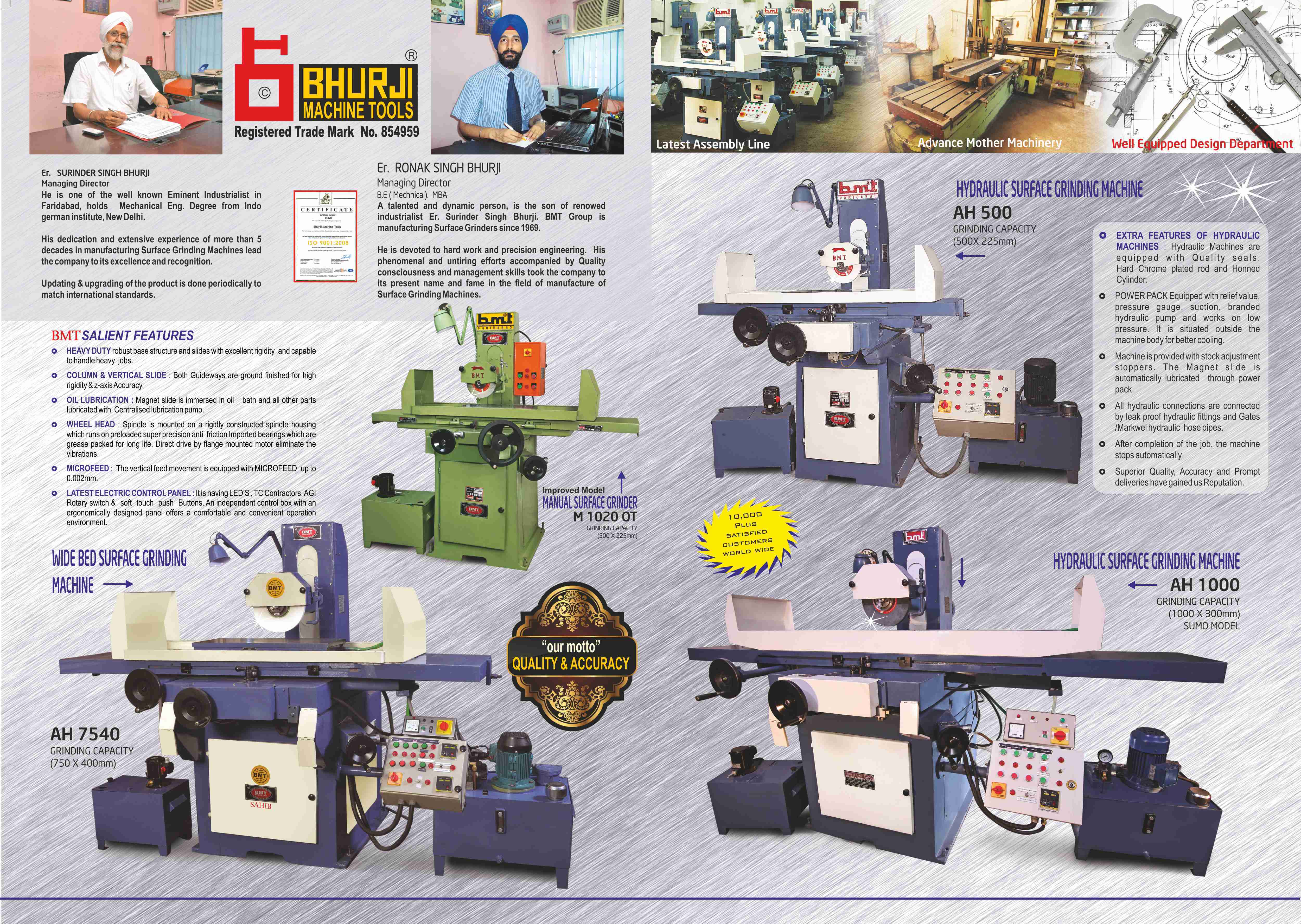 Manual Surface Grinding Machine - Capacity: 10 Ppcs Pcs/min