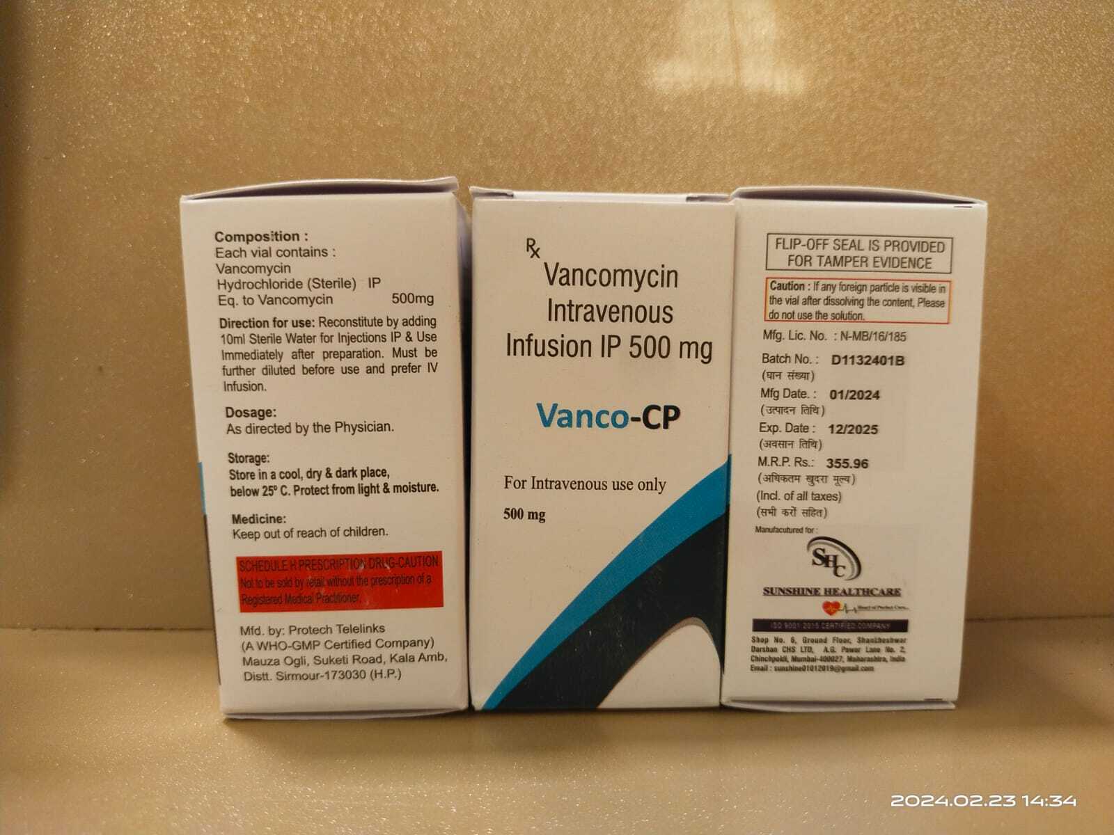 Vancomycin Injection By Shom Health Care