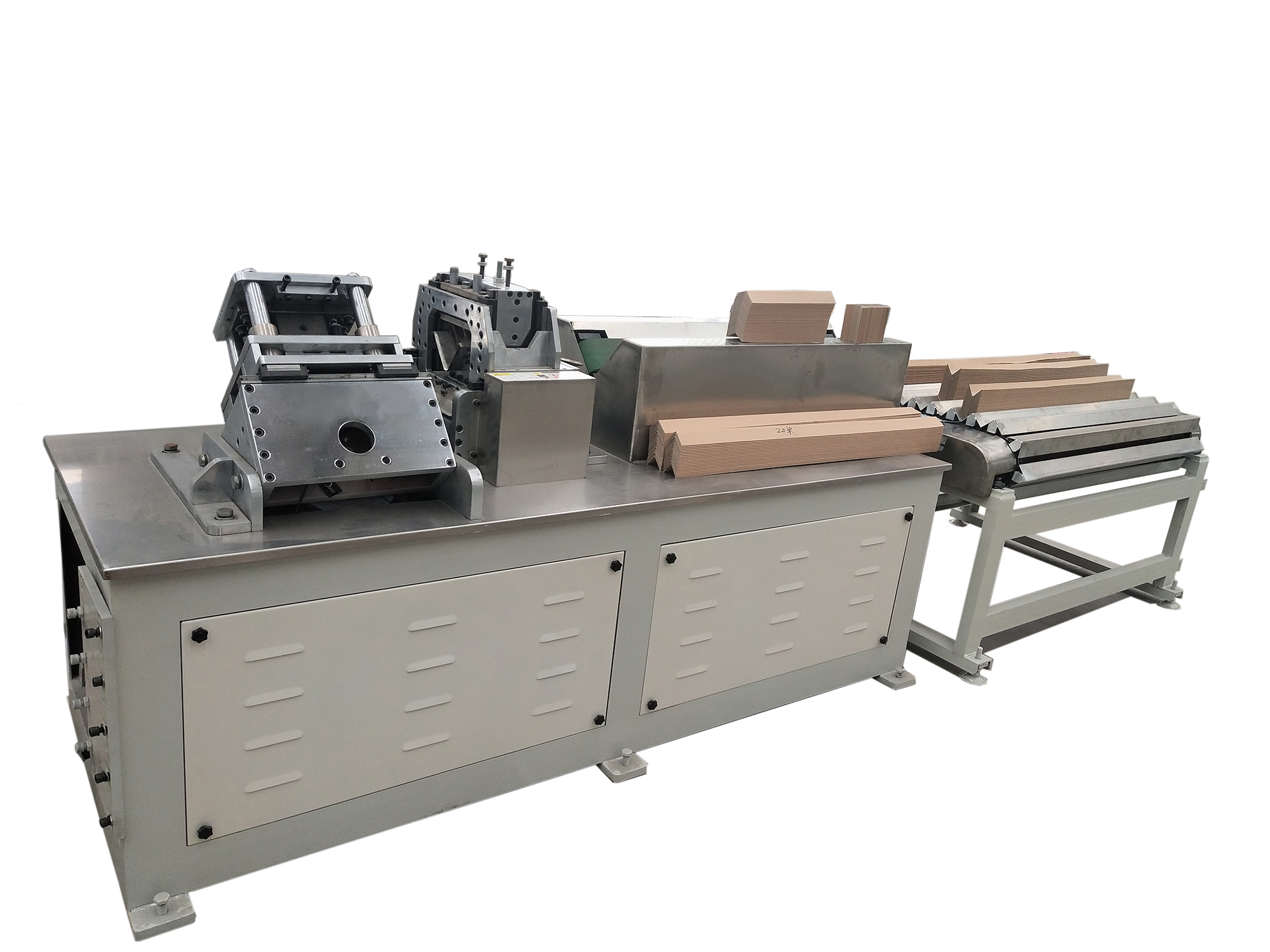 Cnc Paper Edge Board Machine With Online Punching Device