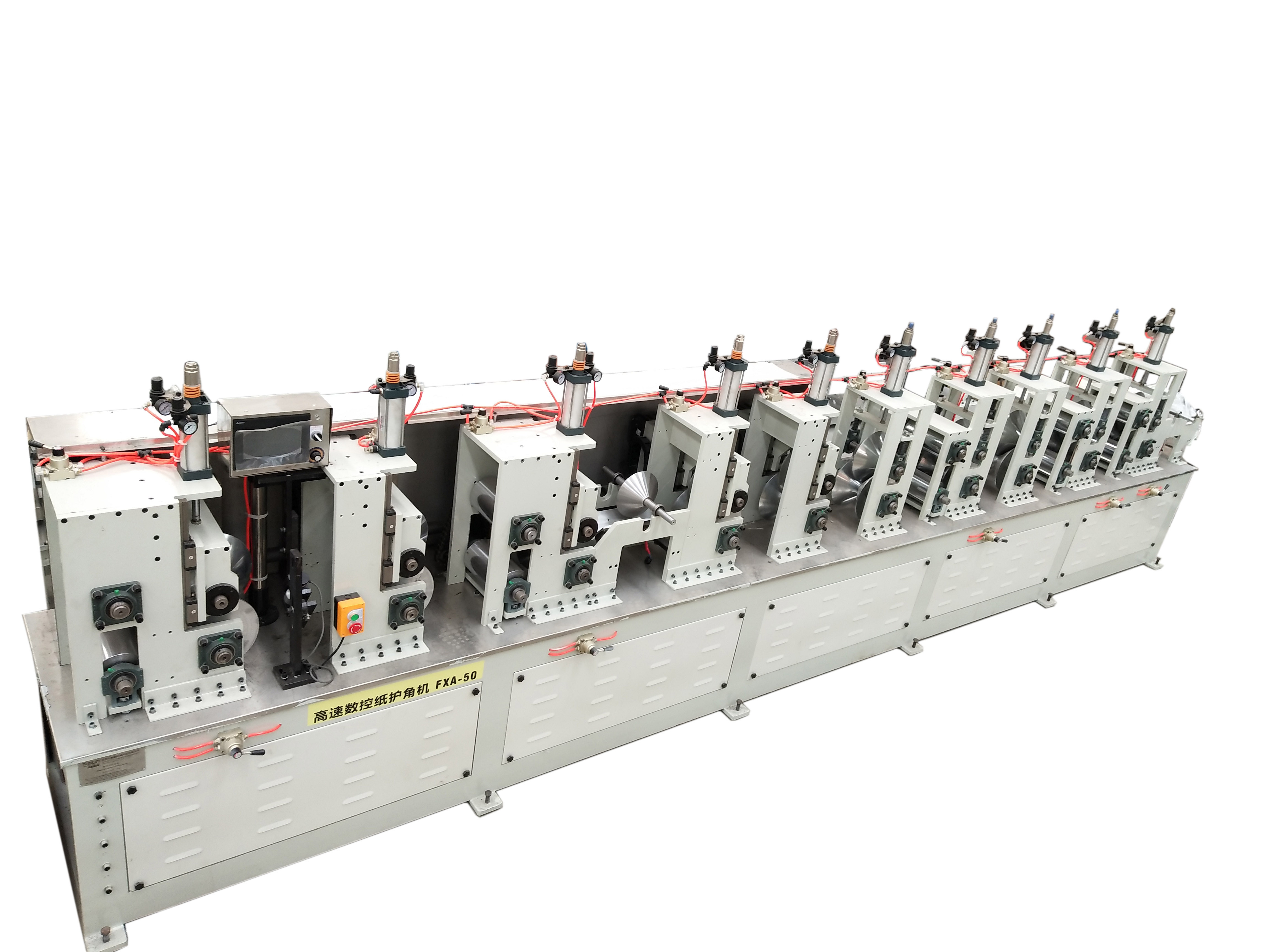 Cnc Paper Edge Board Machine With Online Punching Device