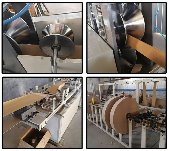 Plc Controlled Paper Angle Board Machine With Online Punching Device