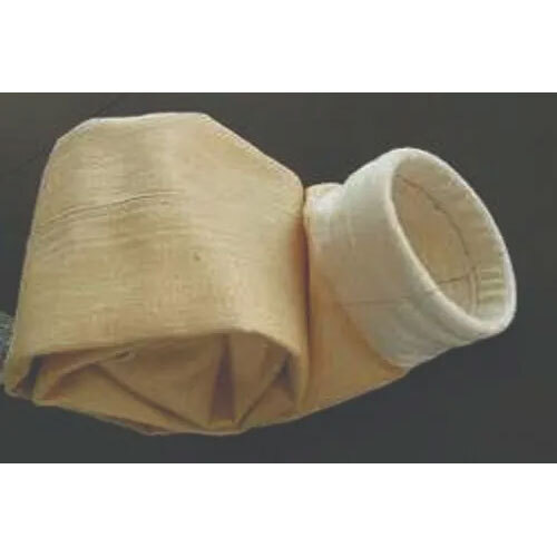 Nomex Dust Collection Filter Bag - Nomex Material, Standard Size, White Color | Ideal For Dust Collection In Cement Plants, Food Production & More