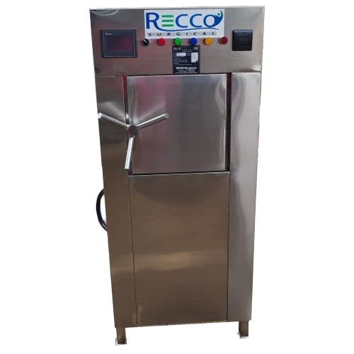 Medical ETO Sterilizer Machine - Stainless Steel, 25-150 Ltr/hr Capacity, Silver | Fully Automatic & Manual, 35°C to 65°C Working Temp, -500 PSI