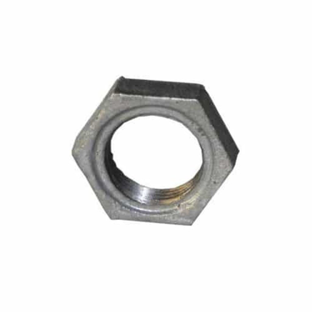 Gi Check Nut 1/2 Inch - Finishing: Zinc Coated