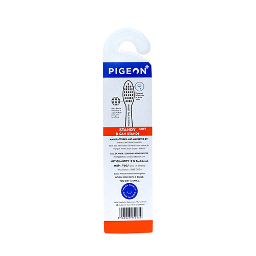 Standee Soft Bristle Tooth Brush - Bristle Color: Different Colour