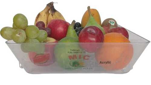 Acrylic Fruit Tray By Madhu Industries