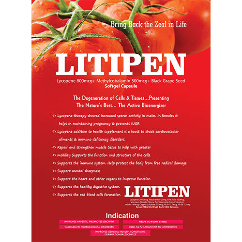 LITIPEN Capsules - General Medicines for Optimal Dosage Control | Store in a Dry and Cool Place, Easy-to-Use Capsule Form