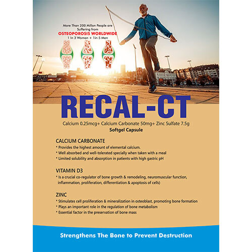 Recal-Ct Soft Gel Capsules - Drug Type: General Medicines