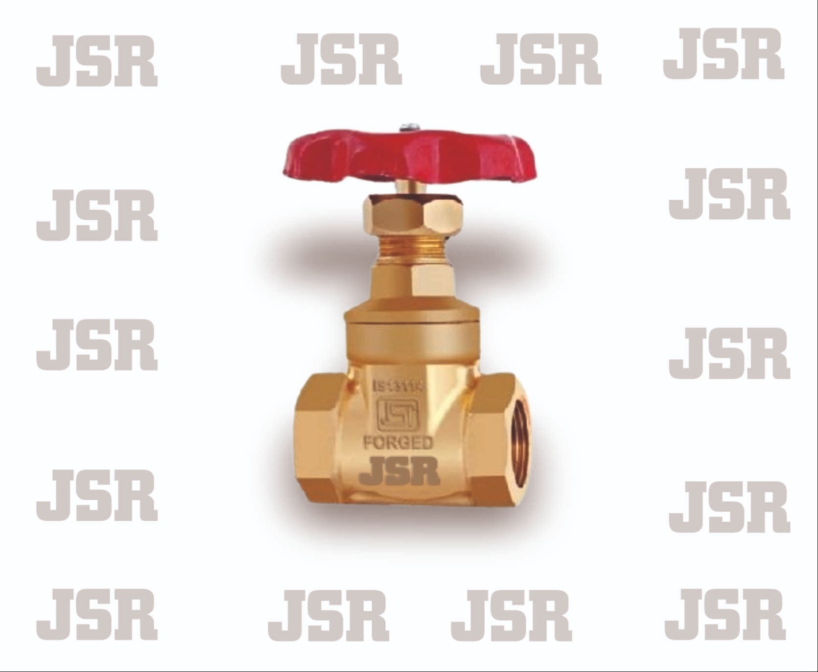 Bronze Gate Valve - Brass Material, High Pressure, Golden Color | Manual Operation, Polished Surface, Suitable For Industrial Water Usage