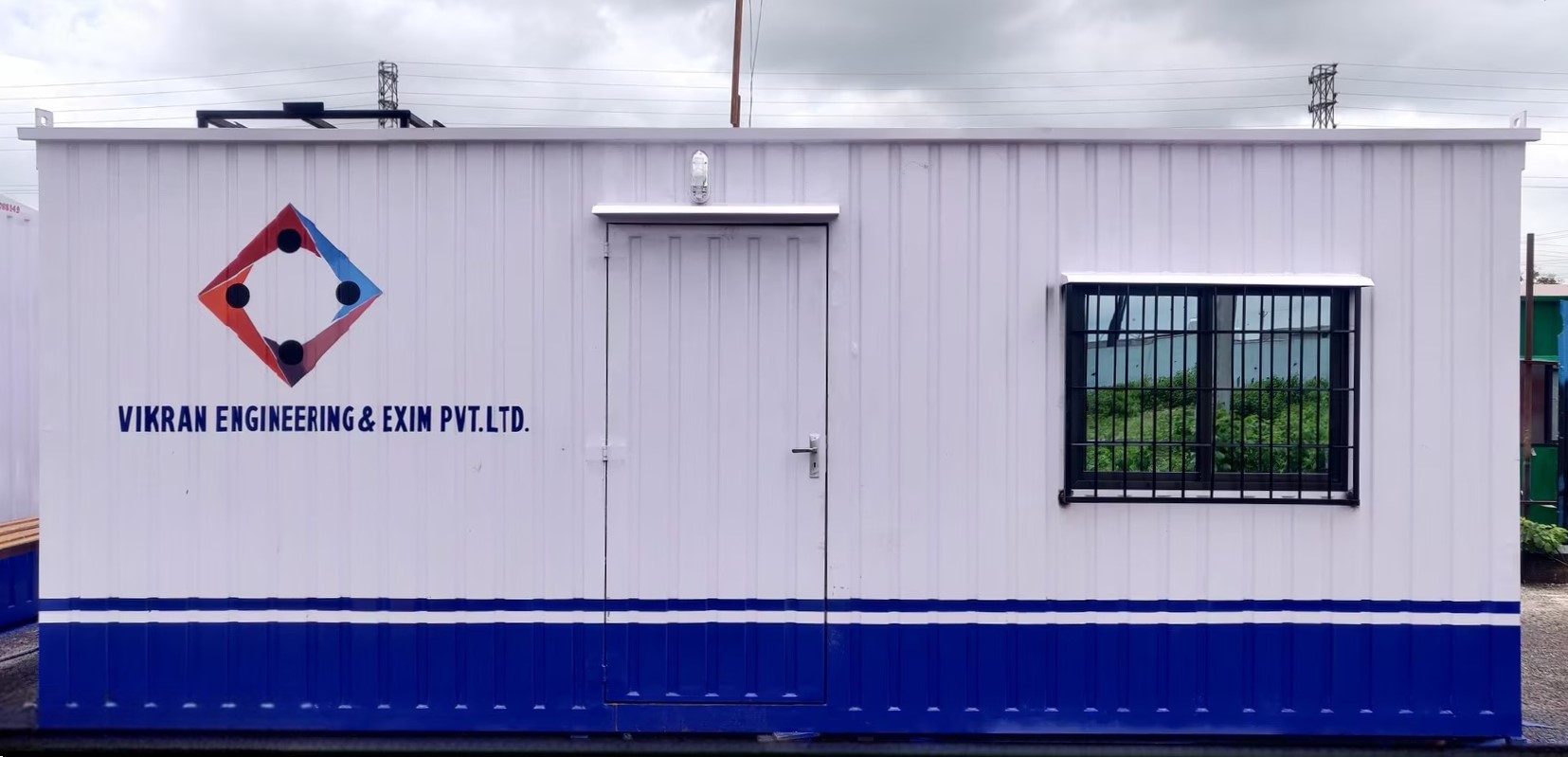 Portable Container Bunk House - Color: White