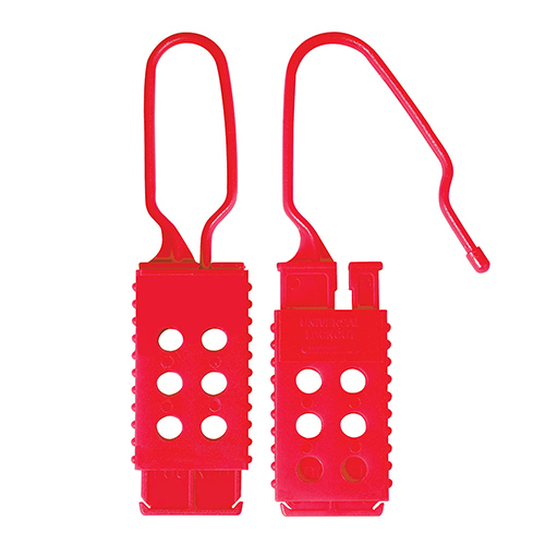 6 Hole Electric Slider Hasp - Color: Red