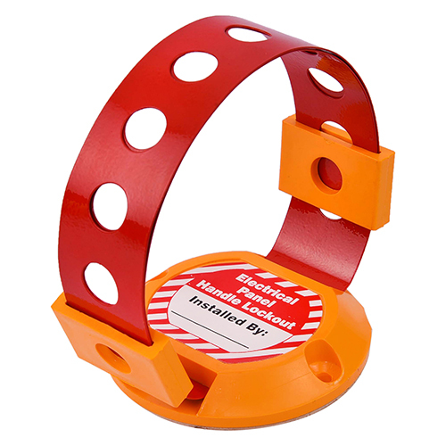 Electrical Pannel Handle Lockout - Color: Red & Yellow