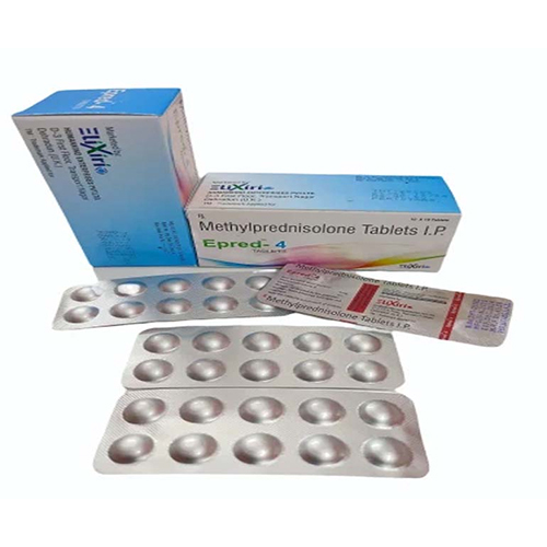 4 मेथिलप्रेडनिसोलोन टैबलेट्स I.P.