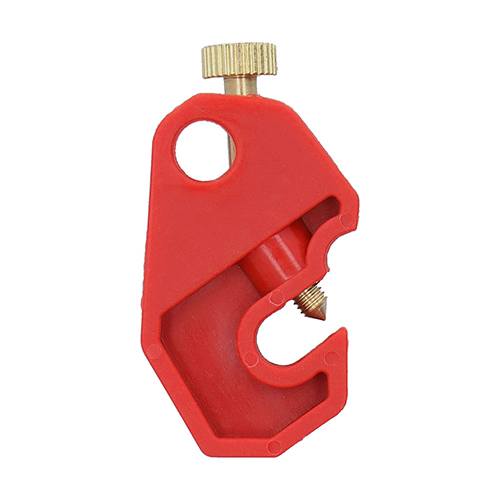 Red Folding Screw Mcb Lockout - Finish: Powder Coated