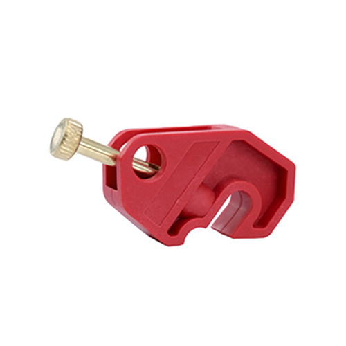 Red Folding Screw Mcb Lockout - Finish: Powder Coated