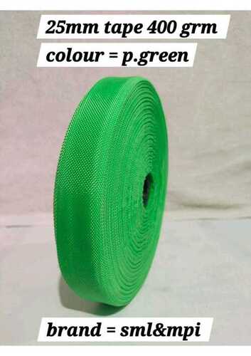 Green Niwar - Polyester, 25mm Width, Parrot Green Color | Versatile For Fashion, Outdoor, Industrial, And Craft Applications