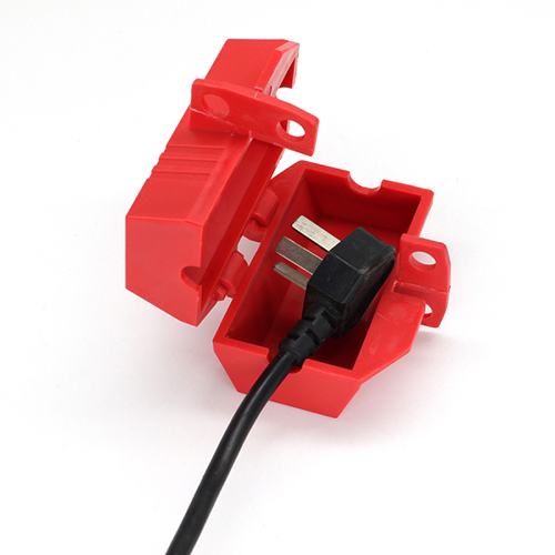 Large Plug Lockout - Color: Red