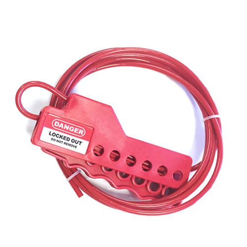 Squeezer Cable Lockout - Color: Red