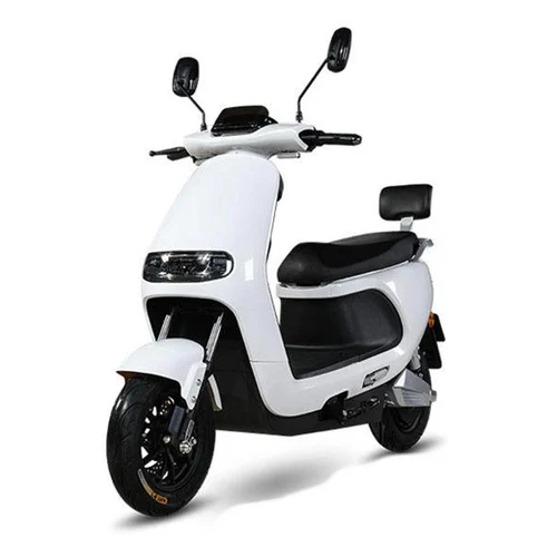 Fidus Maverick White E Scooter - 60V Motor , 80 Km Range , 45 Km/hr Top Speed , 2-Seater Design , Eco-Friendly Electric Commuter