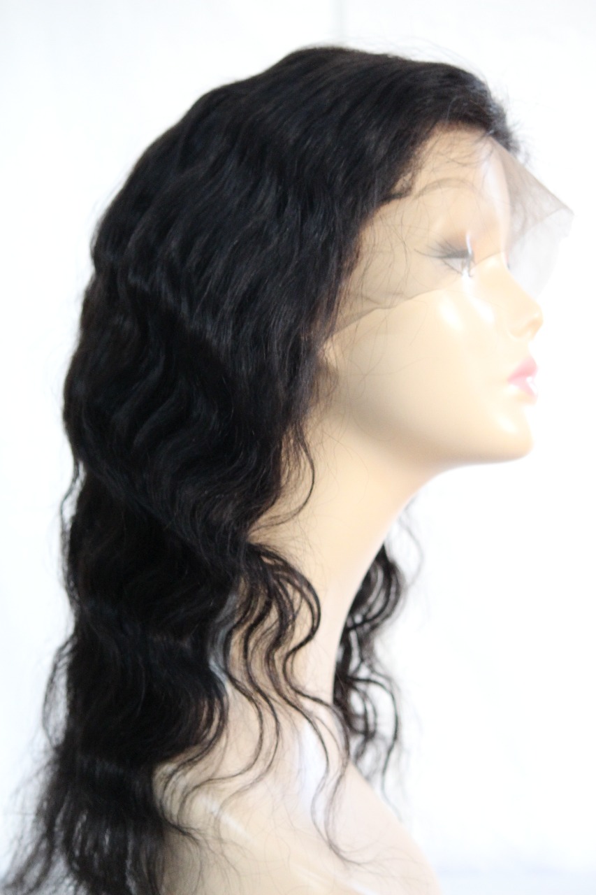 Women Wig In Human Hair - Human Hair, 28 Inch Length, Black Color, Remy Indian Hair, Weight: 100 Gram, Straight Style, Warranty: 2 Years