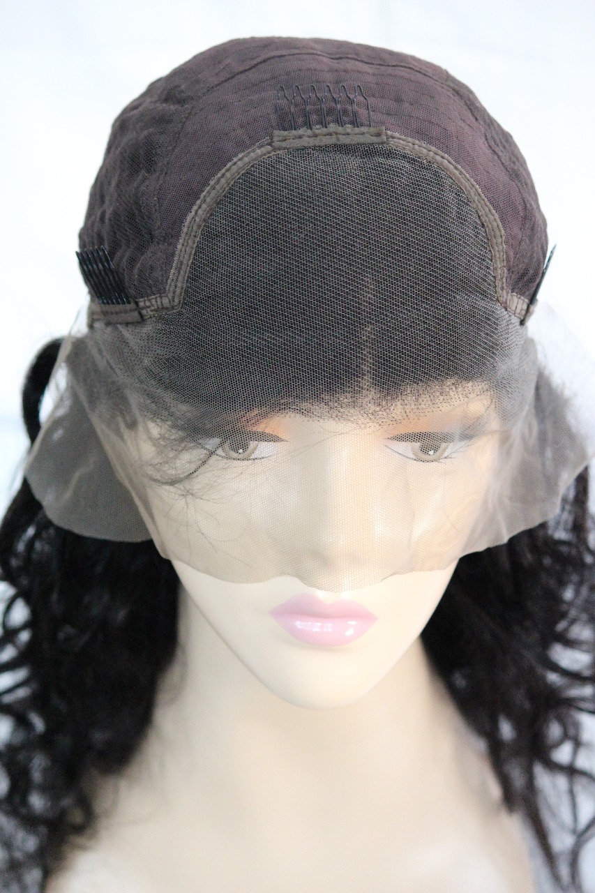 Women Wig In Human Hair - Human Hair, 28 Inch Length, Black Color, Remy Indian Hair, Weight: 100 Gram, Straight Style, Warranty: 2 Years
