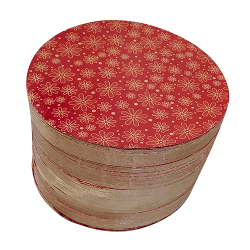 Flower Printed Paper Plate Raw Material Circle - Color: Different Available