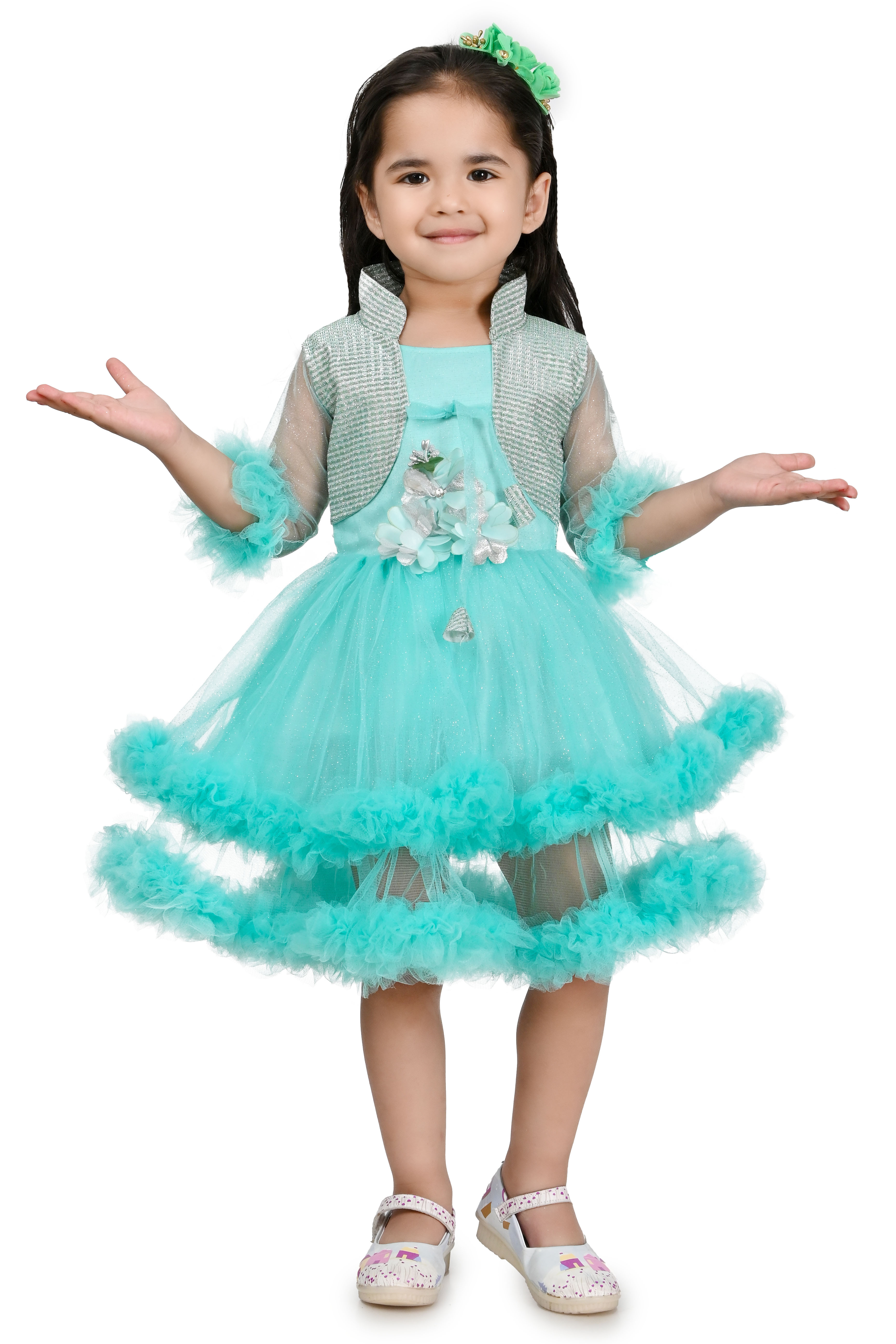 Girls Net Frocks
