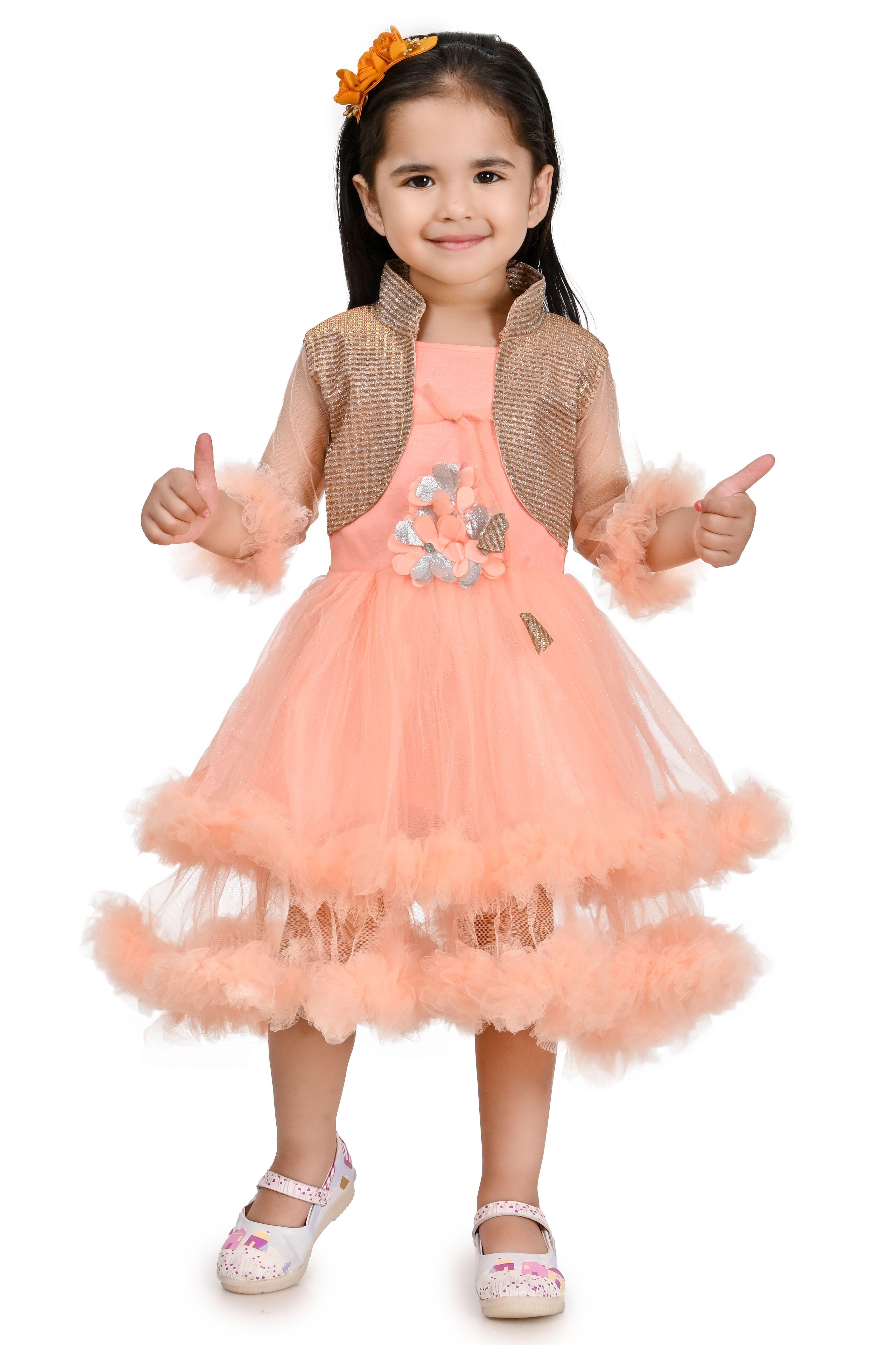 Girls Net Frocks