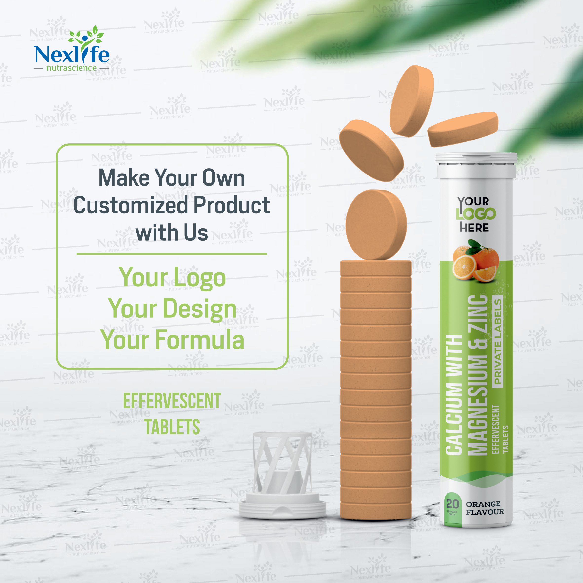 Calcium Magnesium & Zinc Effervescent Tablets - Best Before: 18 Months ...