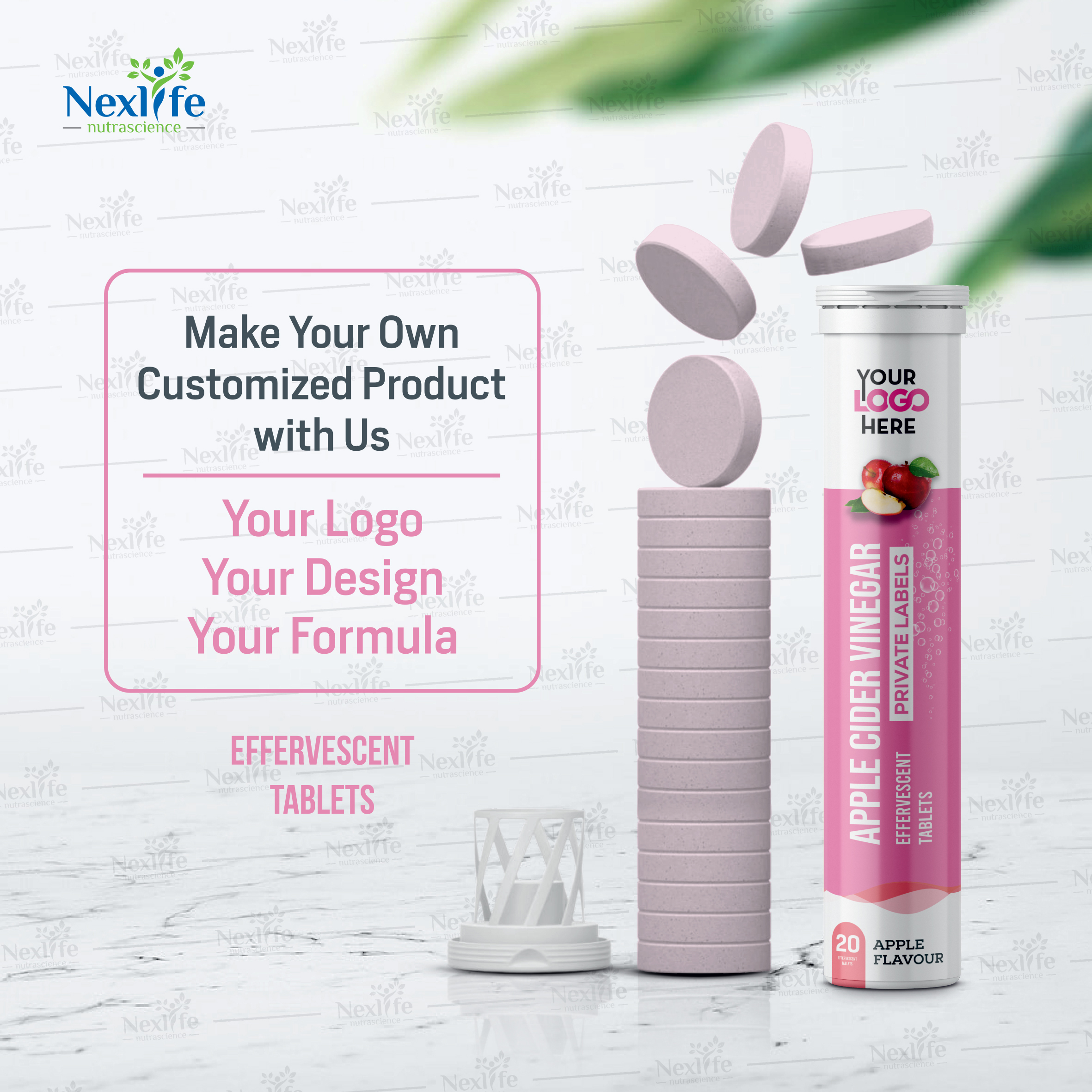 Applecider Vinegar Effervescent Tablets - Origin: India