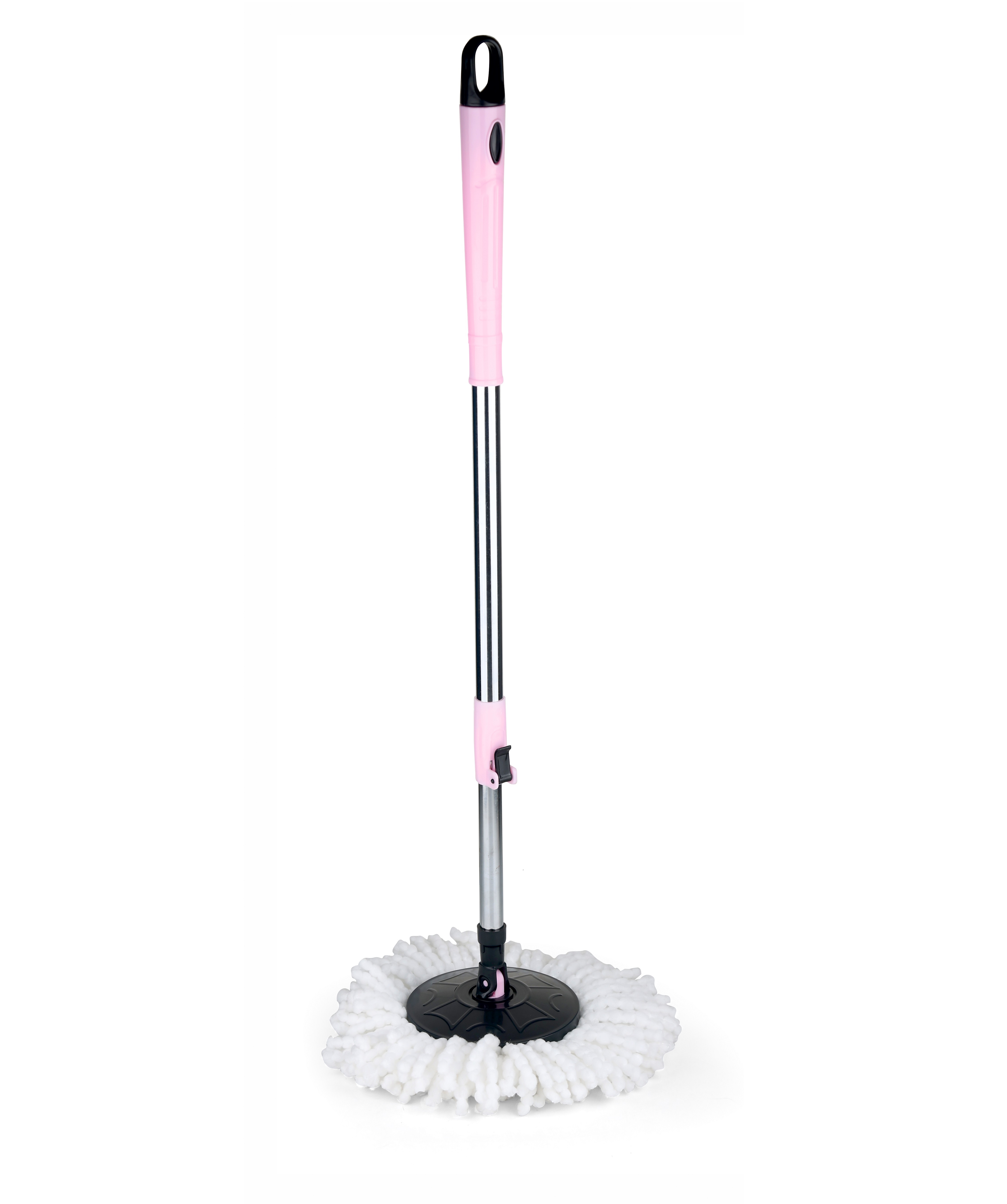 Turbo Bucket Spin Mop Stick - Lightweight Aluminum, Adjustable Length, Multi-color | Ergonomic Non-slip Handle, Compatible With Standard Mop Heads, Easy Assembly