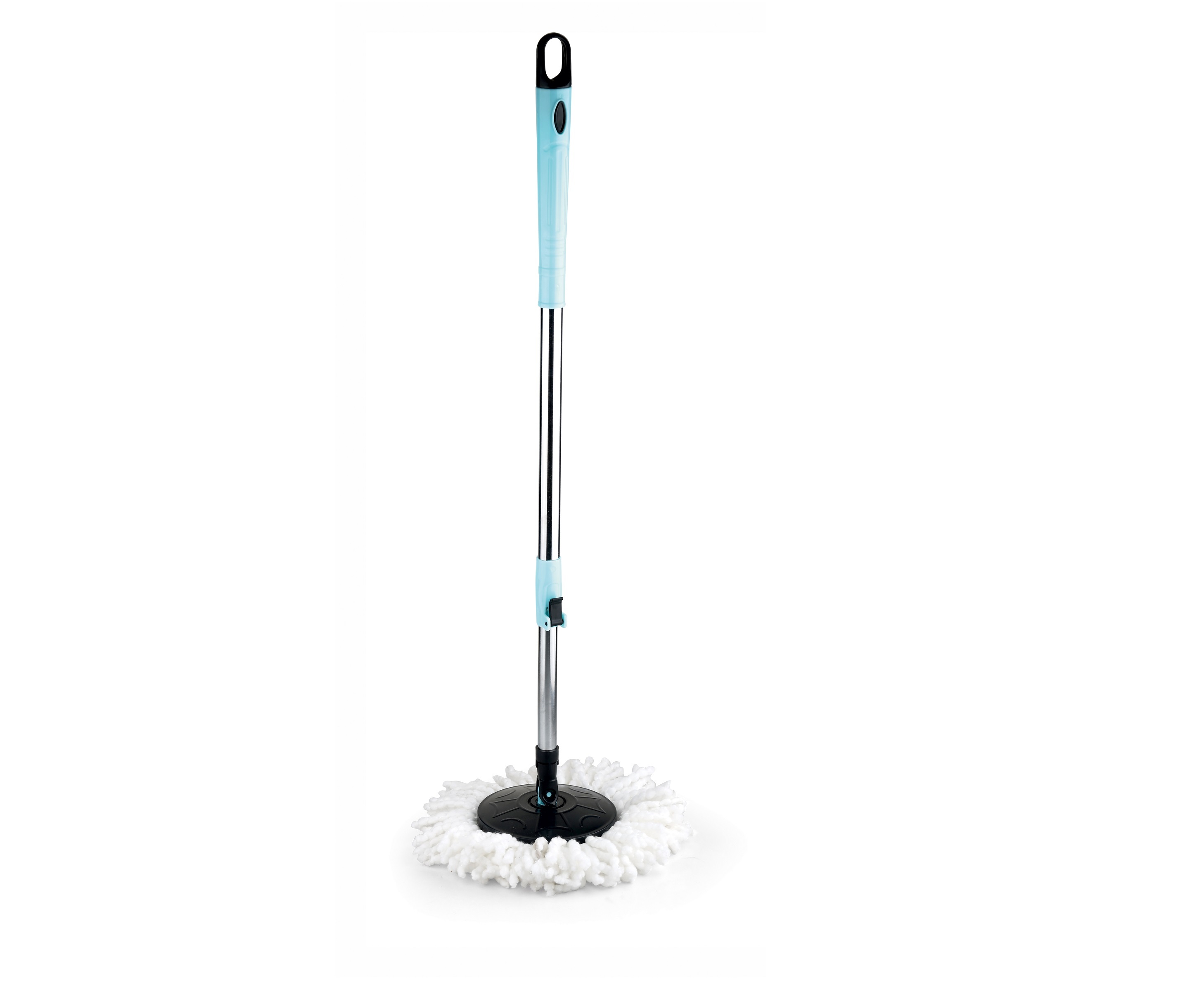 Turbo Bucket Spin Mop Stick - Lightweight Aluminum, Adjustable Length, Multi-color | Ergonomic Non-slip Handle, Compatible With Standard Mop Heads, Easy Assembly
