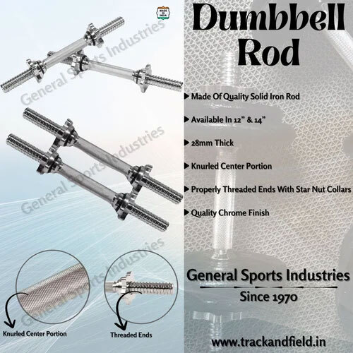 Dumbbell Rod - Adjustable Design, Commercial Grade Equipment for Muscle Toning