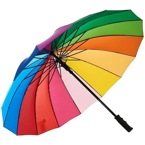 Rainbow Colour Umbrella By Trendeasy