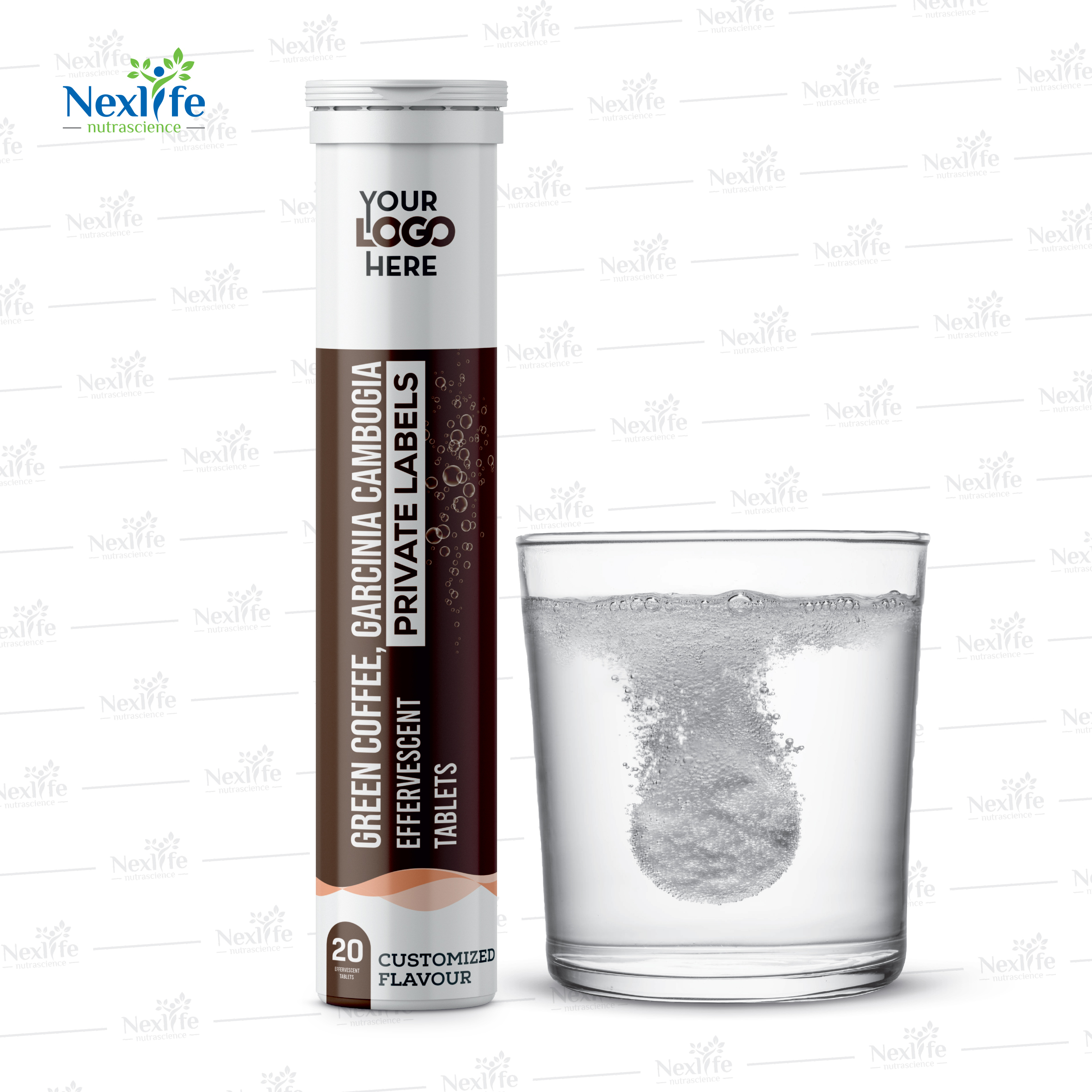 Green Coffee With Garcinia Cambogia Effervescent Tablets - Origin: India