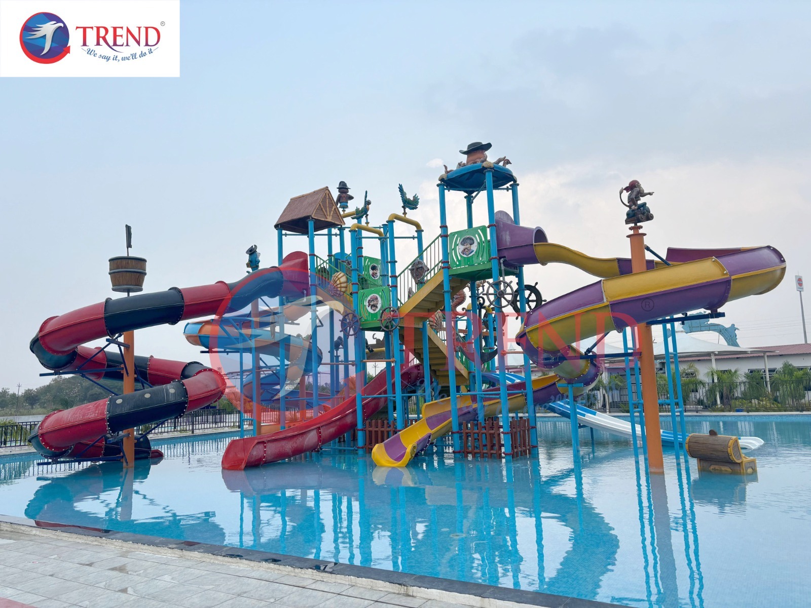 Frp 6 Platform Play Station - Material: Pvc
