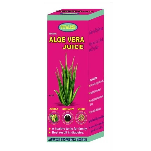 Organic Aloe Vera Juice - Medical Grade Liquid, All-Natural Herbal Ingredients for Personal Care, Safe for All Ages, 6-12 Month Shelf Life