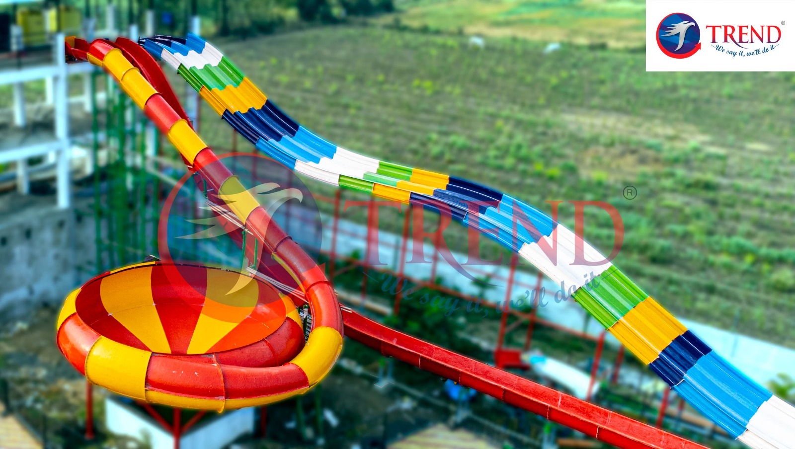 Outdoor Frp Water Park Slides - Length: 15 - 40 Foot (Ft)
