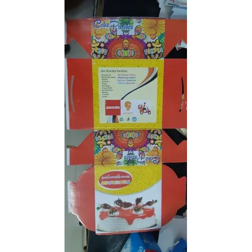 Paper Pizza Boxes - Duplex Paper, Customized Size | Rectangular Shape for Industrial Pizza Packaging