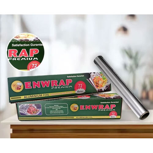 Silver Foil Packaging Box - Paper, Standard Size, Rectangular Shape | Elegant Design for Versatile Packaging Solutions