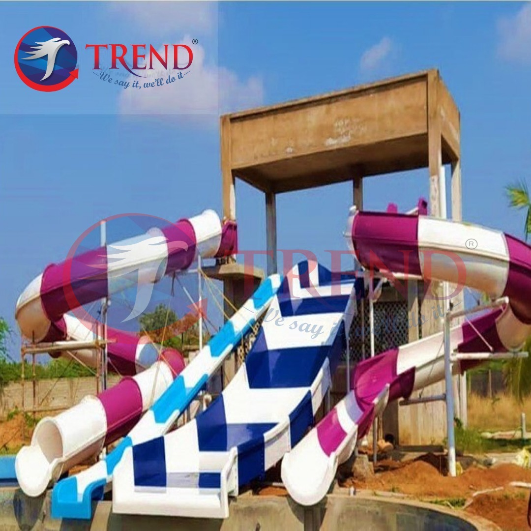 Combination Tower Water Slide - Length: Na Foot (Ft)
